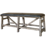 Lodge Dining - Upholstered Counter Bench - Siltstone - JaxCo Furniture