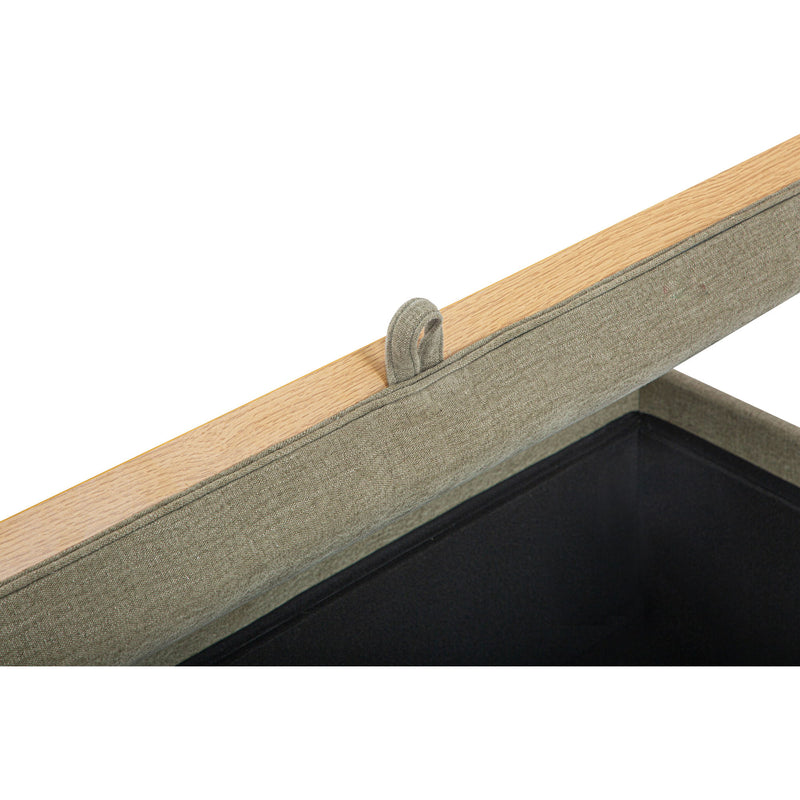 Montana - Storage Ottoman - Green - JaxCo Furniture