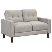 Bowen - Upholstered Track Arm Tufted Loveseat - JaxCo Furniture