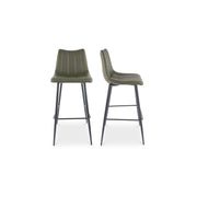 Alibi - Barstool (Set of 2) - Dark Green - JaxCo Furniture