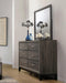 Watson - 6-Drawer Dresser - Gray Oak - JaxCo Furniture