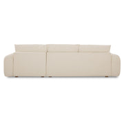 Berga - Sectional Right Stationary Sofa - White - JaxCo Furniture
