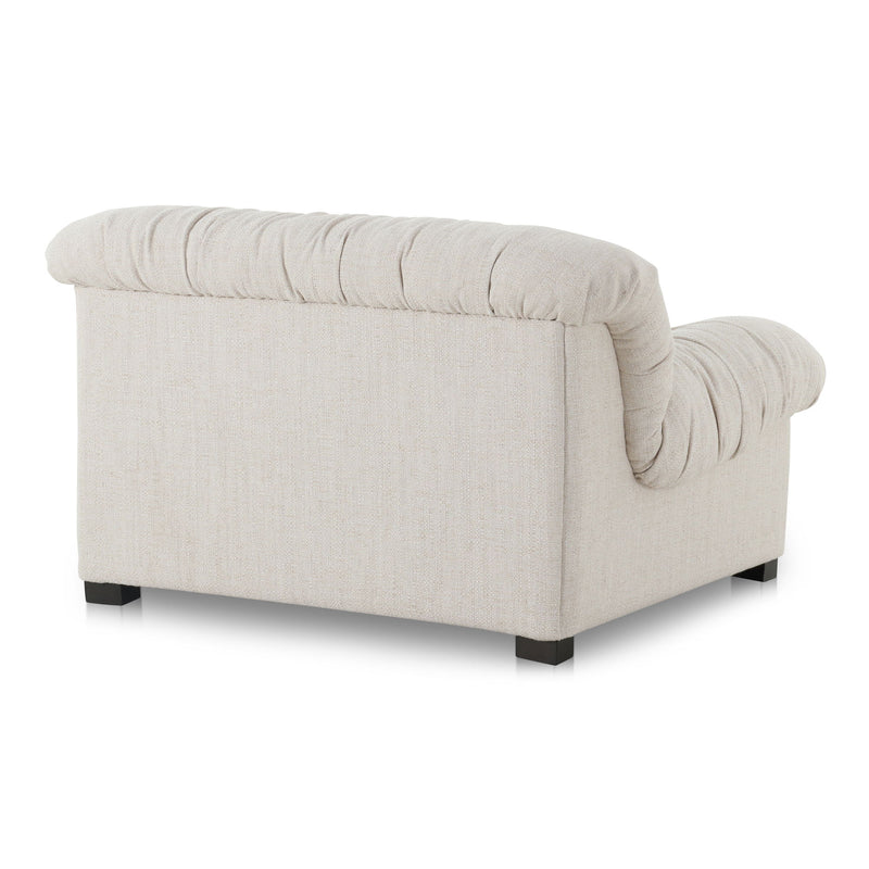 Halston - Arm Chair - White - JaxCo Furniture
