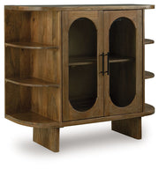 Niall - Light Brown - Accent Cabinet - JaxCo Furniture