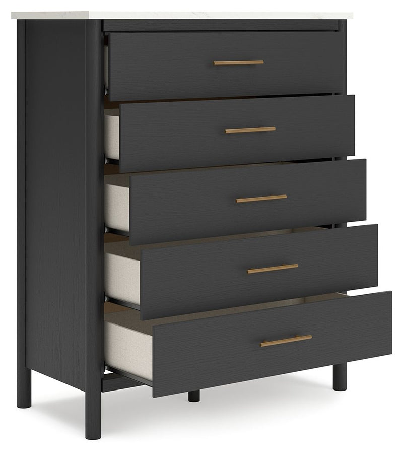 Cadmori - Five Drawer Wide Chest - JaxCo Furniture