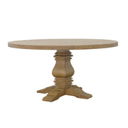 Florence - Round Pedestal Base Dining Table - JaxCo Furniture