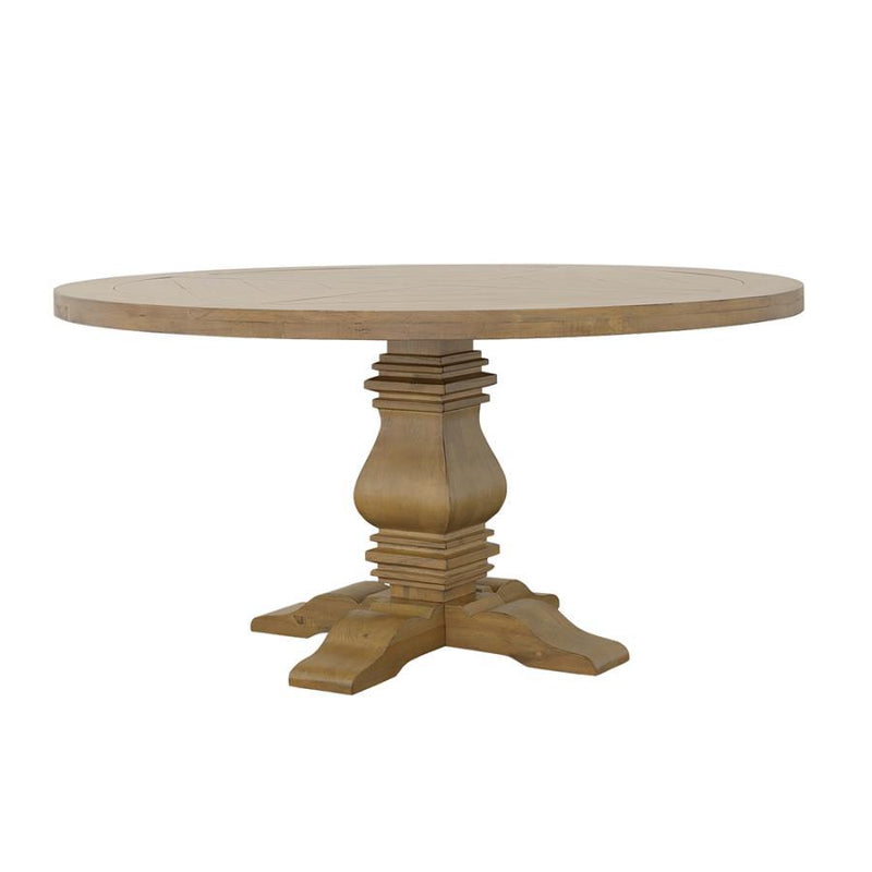 Florence - Round Pedestal Base Dining Table - JaxCo Furniture