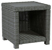 Elite Park - Gray - Square End Table - JaxCo Furniture
