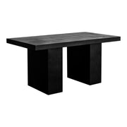 Aurelius - 2 Outdoor Concrete Dining Table - Black - JaxCo Furniture