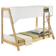 Frankie - Bunk Bed With 7" Mattresses - JaxCo Furniture