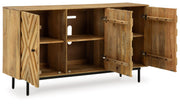 Cadewick - Natural - Accent Cabinet - JaxCo Furniture