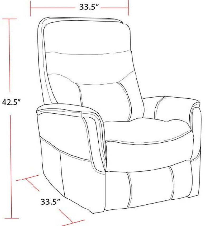 Gemini - 33.5" Swivel Glider Recliner (Set of 2) - JaxCo Furniture