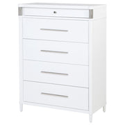 Gracemont - 5-Drawer Bedroom Chest Of Drawers - White - JaxCo Furniture