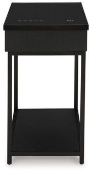 Gemmet - Black - Accent Table - JaxCo Furniture