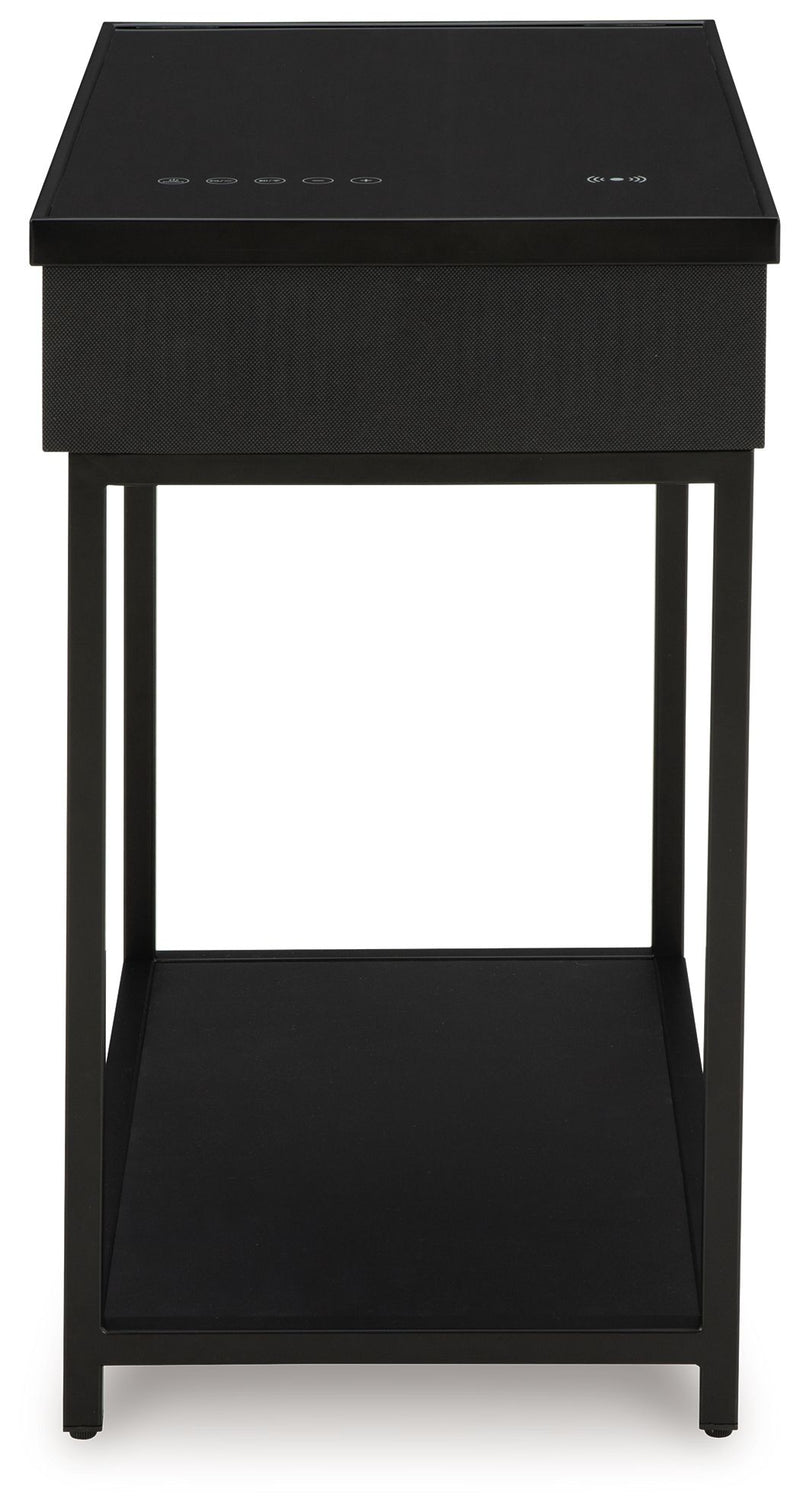 Gemmet - Black - Accent Table - JaxCo Furniture