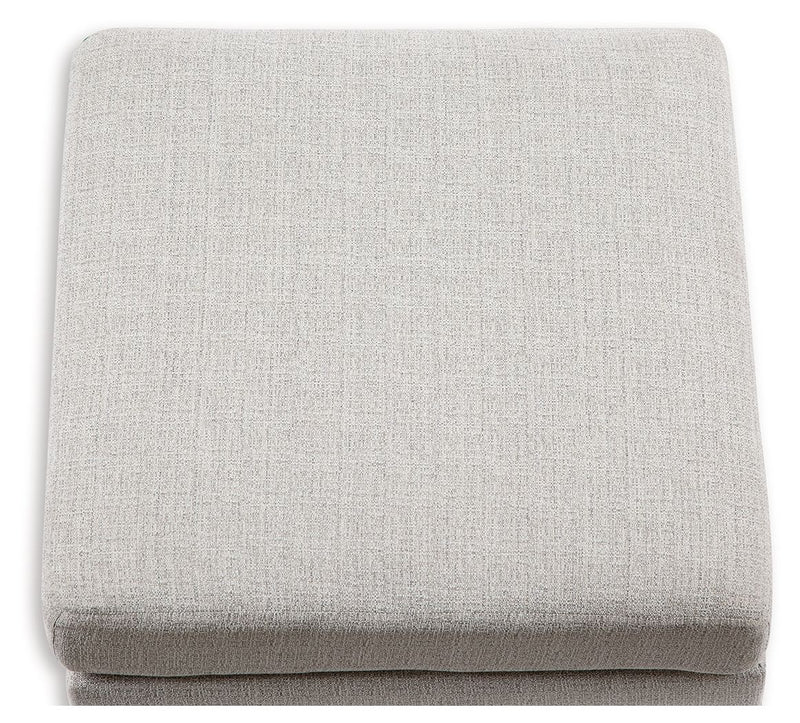 Koralynn - Stone - Oversized Accent Ottoman - JaxCo Furniture