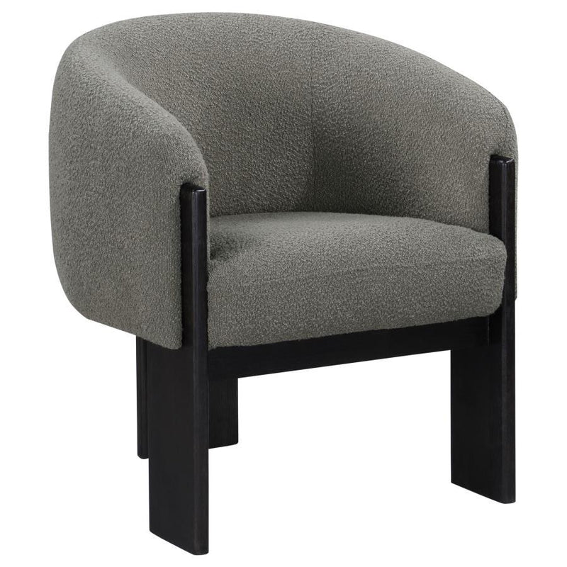 Valdez - Boucle Upholstered Barrel Back Accent Chair - JaxCo Furniture