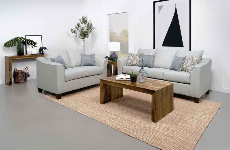 Salizar - Upholstered Flared Arm Sofa Set - JaxCo Furniture