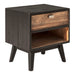 Nova - Nightstand - Black - JaxCo Furniture