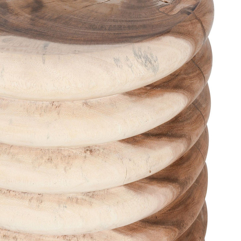 Gala - Round End Table - Natural - JaxCo Furniture