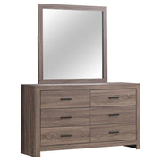 Brantford - 6-Drawer Dresser With Mirror - JaxCo Furniture