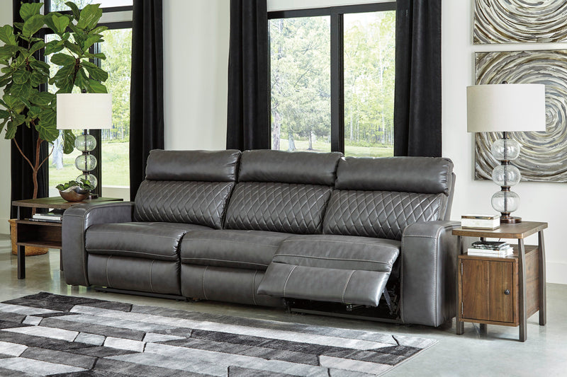 Samperstone - Power Reclining Sectional - JaxCo Furniture