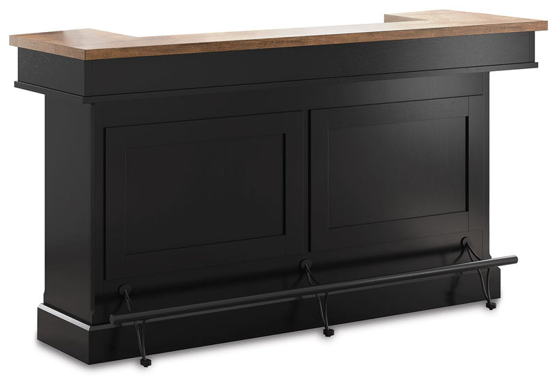 Wildenauer - Brown / Black - Bar - JaxCo Furniture