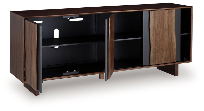 Welby - Brown / Charcoal - Accent Cabinet - JaxCo Furniture