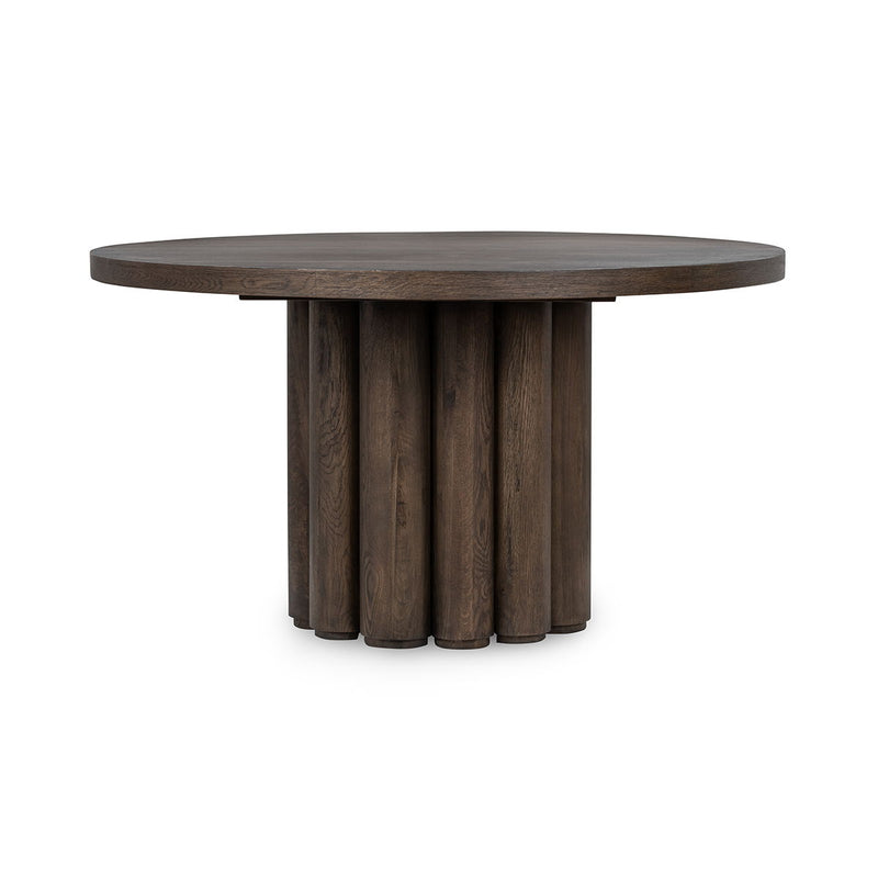 Tiber - Round Dining Table - JaxCo Furniture