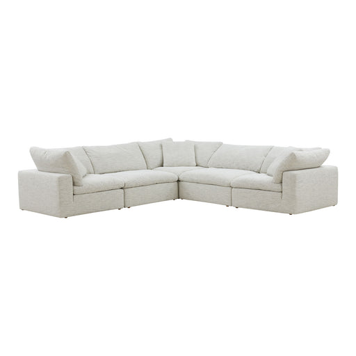 Clay - Classic L Modular Sectional - Pearl Silver - JaxCo Furniture