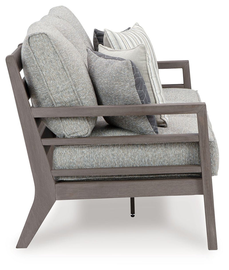 Hillside Barn - Gray / Brown - Sofa With Cushion - JaxCo Furniture
