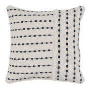 Nomadic Elegance - Katia Pillow - Ivory / Navy - JaxCo Furniture