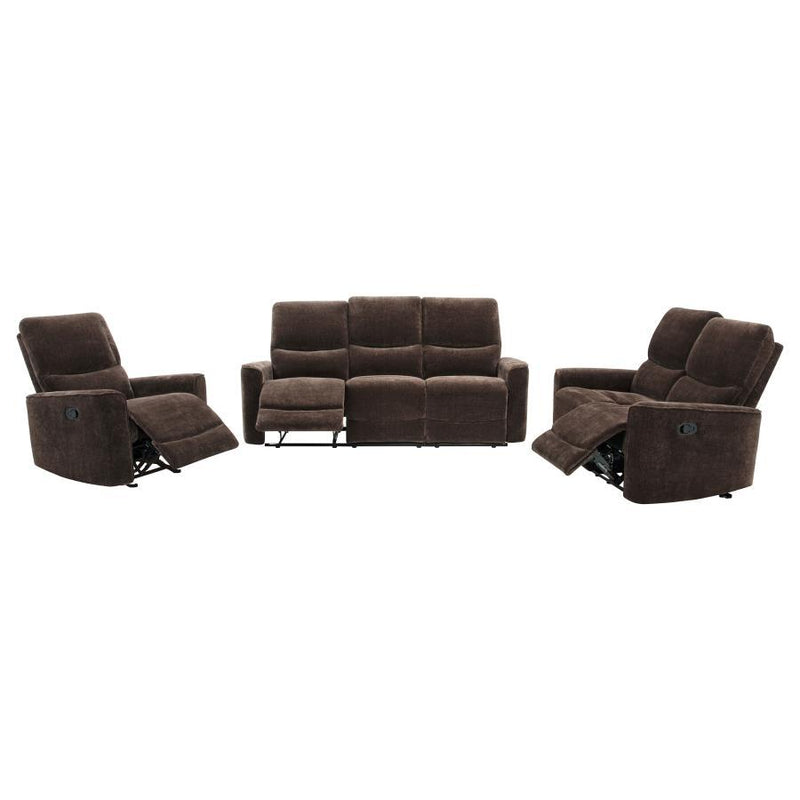 Navarro - Upholstered Reclining Sofa Set - JaxCo Furniture
