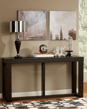 Watson - Dark Brown - Sofa Table - JaxCo Furniture