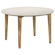 Aldis - Round Marble Top Table - JaxCo Furniture