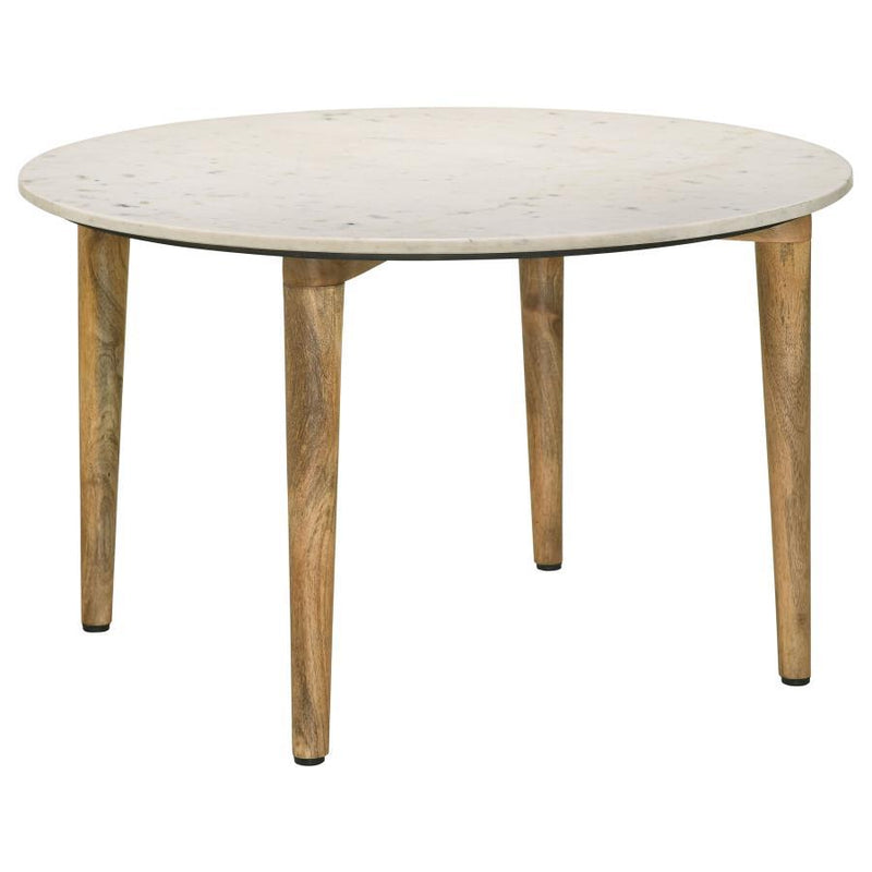 Aldis - Round Marble Top Table - JaxCo Furniture