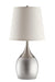 Tenya - Empire Shade Urn Table Lamp (Set of 2) - Silver - JaxCo Furniture