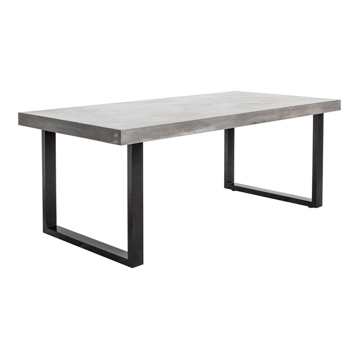 Jedrik - Outdoor Dining Table Large - Cement - JaxCo Furniture