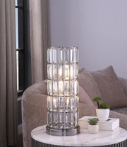 Wanda - Crystal Shade Bedside Table Lamp - JaxCo Furniture