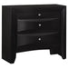 Briana - 2-Drawer Nightstand - Black - JaxCo Furniture