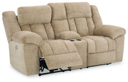 Tip-off - Power Reclining Loveseat With Console / Adj Headrest - JaxCo Furniture