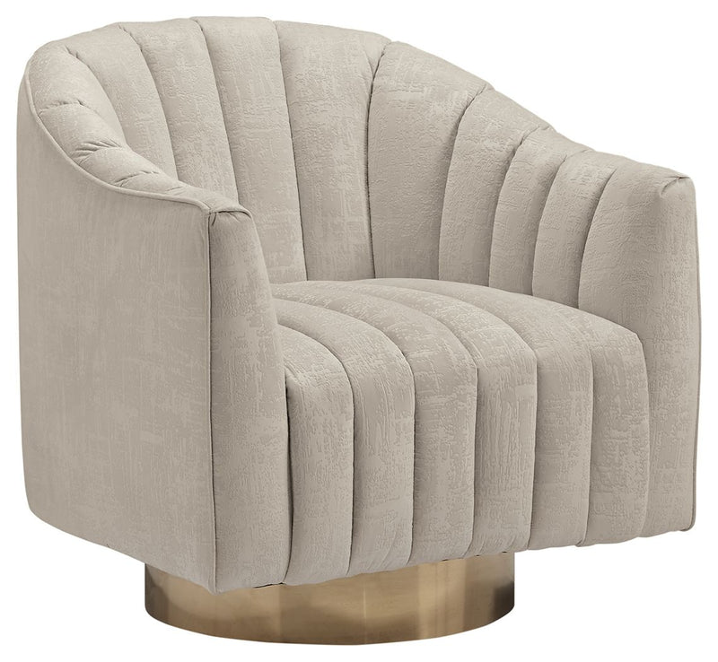 Penzlin - Pearl - Swivel Accent Chair - JaxCo Furniture