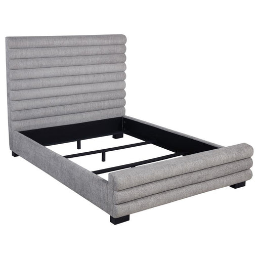 Patricia - Boucle Upholstered Bed - JaxCo Furniture