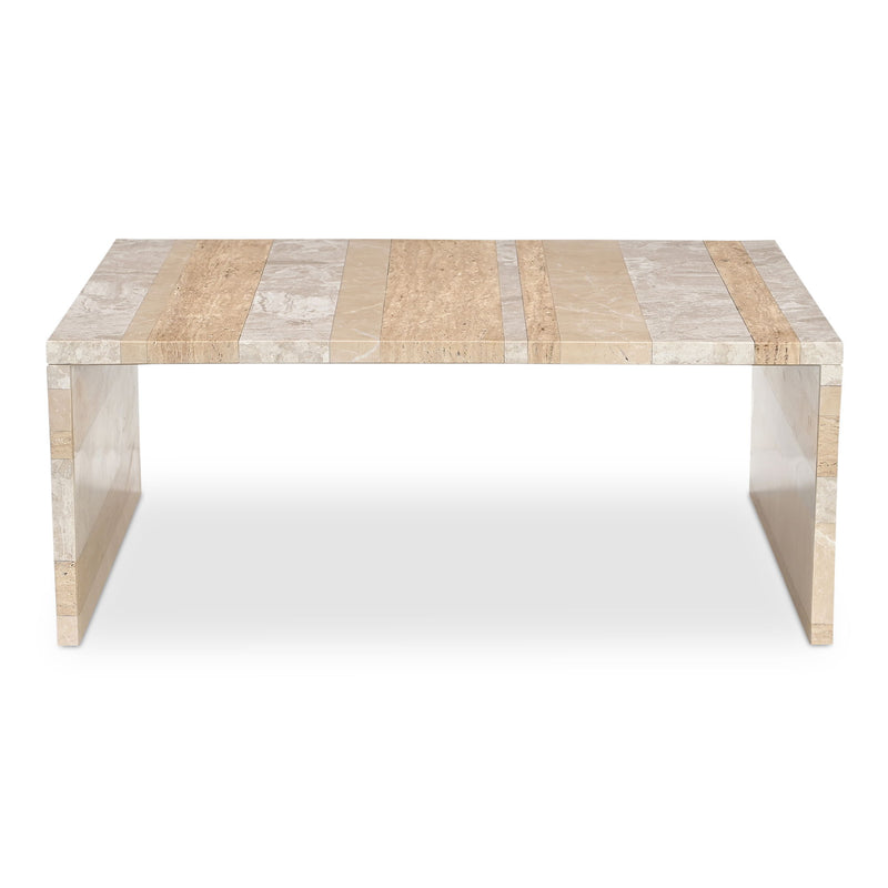 Rosa - Coffee Table - Multicolor Marble - JaxCo Furniture