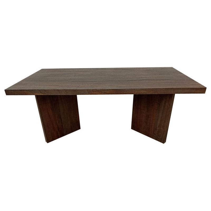 Andando - Rectangular Solid Wood Coffee Table - Mango Brown - JaxCo Furniture