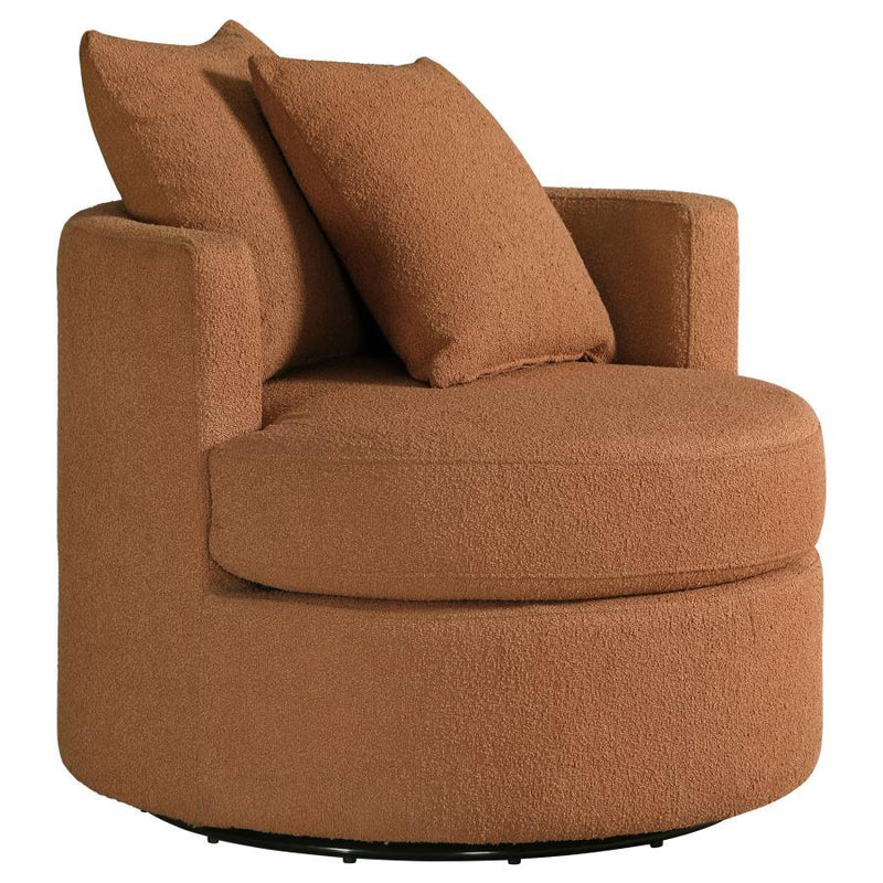 Debbie - Upholstered Swivel Accent Chair - JaxCo Furniture