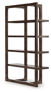 Breckington - Dark Brown - Bookcase - JaxCo Furniture