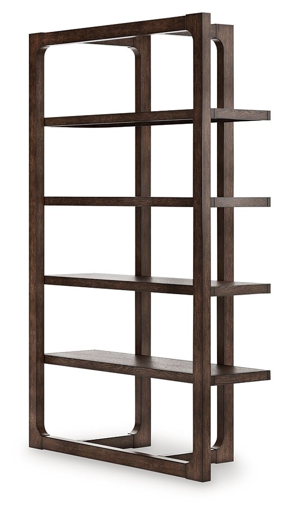 Breckington - Dark Brown - Bookcase - JaxCo Furniture