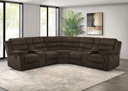 Atkinson - Upholstered Reclining Sectional Sofa - JaxCo Furniture
