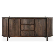Redford - 2 Door 3 Drawer Buffet - Brown - JaxCo Furniture